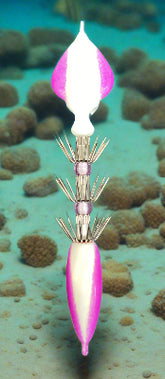 Winged Squid Jig Purple 15 OZ